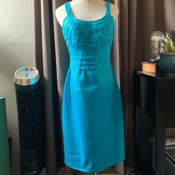 Calvin Klein | Dresses | Nwt Calvin Klein Turquoise Fitted Dress | Poshmark